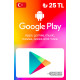Google Play Gift Card ₺25 TL [TR]